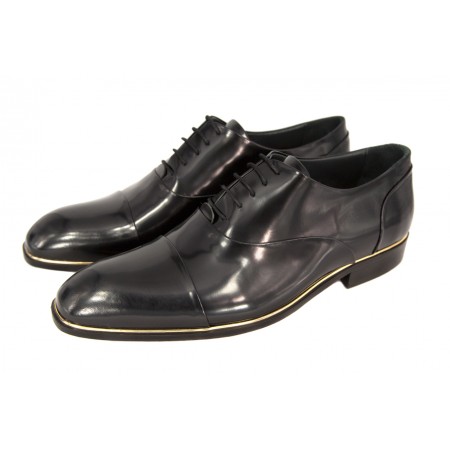 Эксклюзивная брендовая модель Мужские брендовые кожаные туфли Louis Vuitton Montaigne Black