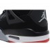 Эксклюзивная брендовая модель Женские баскетбольные кроссовки Nike Air Jordan 4 Retro Black/Grey/Red