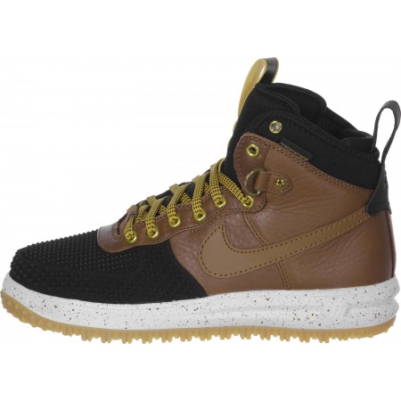 Эксклюзивная брендовая модель Мужские кроссовки Nike Air Force 1 Lunar Duckboot коричневые