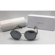 Женские солнцезащитные очки Jimmy Choo со стразами леопард