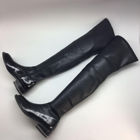 Эксклюзивная брендовая модель Женские ботфорты Givenchy Black High X