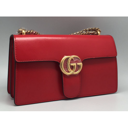 Эксклюзивная брендовая модель Женская кожаная сумка Gucci красная