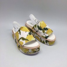 Босоножки Dolce&Gabbana Yellow/White V