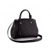 Эксклюзивная брендовая модель Женская кожаная черная сумка Louis Vuitton Montaigne Black