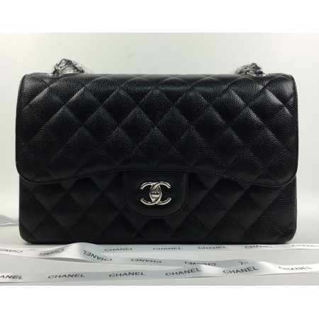 Эксклюзивная брендовая модель Женская сумка Chanel BlackSilver X 25 cm