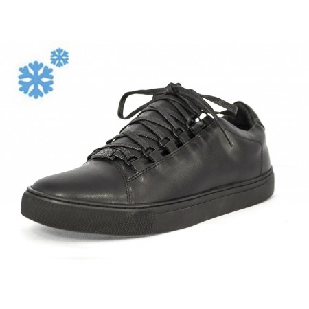 Эксклюзивная брендовая модель Зимние ботинки Balenciaga Low Black Winter