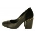 Эксклюзивная брендовая модель Женские летние кожаные туфли Chanel Cruise черные с лаком