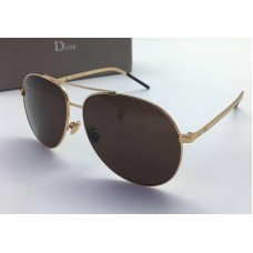 Женские солнцезащитные очки Cristian Dior Gold Glasses Broun