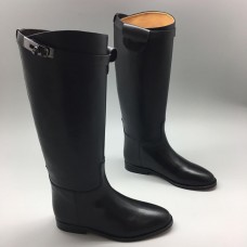 Женские сапоги Hermes High Black H