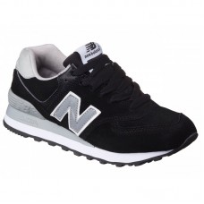 Женские черные кроссовки New Balance 574 Black
