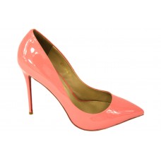 Женские лакированные туфли Christian Louboutin Pigalle розовые