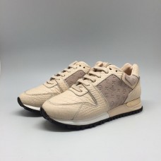 Женские брендовые кроссовки Louis Vuitton Beige
