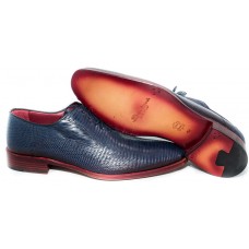 Туфли Santoni Blue (Ящерица)