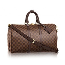 Сумка ручная кладь кожаная Louis Vuitton Broun