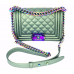 Эксклюзивная брендовая модель Женская сумка Chanel Green V