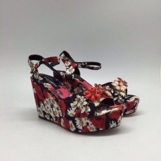 Босоножки Dolce&Gabbana White/Red