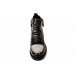 Эксклюзивная брендовая модель Женские кожаные высокие ботинки Chanel Cruise Black