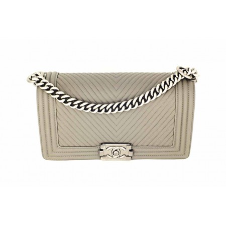 Эксклюзивная брендовая модель Женская сумка Chanel Grey Z