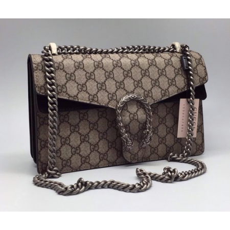 Эксклюзивная брендовая модель Женская кожаная сумка Gucci золотая
