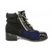Эксклюзивная брендовая модель Женские ботинки Chanel High Black/Blue