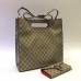 Эксклюзивная брендовая модель Женская кожаная сумка Gucci серая