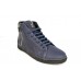 Эксклюзивная брендовая модель Мужские высокие брендовые кроссовки Louis Vuitton Montaigne Sneakers Blue