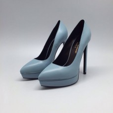 Женские Туфли Saint Laurent Light Blue