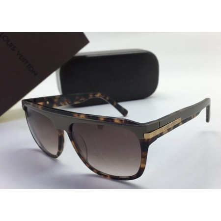 Эксклюзивная брендовая модель Женские солнцезащитные очки Louis Vuitton коричневые