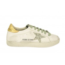 Кеды Golden Goose Deluxe Brand белые с золотым