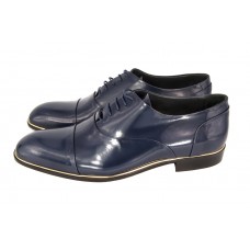 Мужские брендовые кожаные туфли Louis Vuitton Montaigne Blue