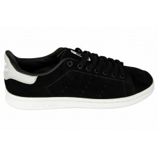 Мужские замшевые кроссовки Adidas Stan Smith Black