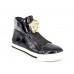 Эксклюзивная брендовая модель Осенние ботинки Versace New Black Gold