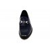 Эксклюзивная брендовая модель Мужские кожаные лоферы Louis Vuitton Emblem Blue