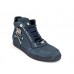 Эксклюзивная брендовая модель Мужские высокие кожаные осенние кроссовки Philipp Plein Skull