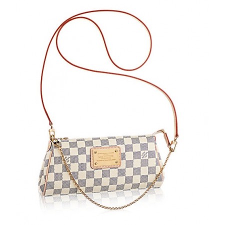 Эксклюзивная брендовая модель Женская брендовая кожаная сумка Louis Vuitton Eva White