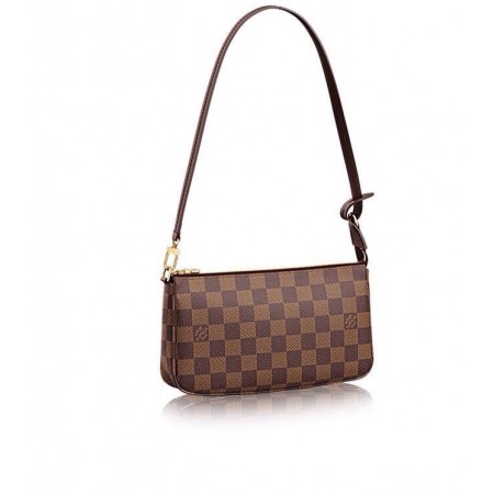 Эксклюзивная брендовая модель Женская брендовая кожаная сумка Louis Vuitton Pochette Broun