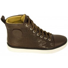 Женские кеды Hermes High Dark Broun