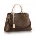 Эксклюзивная брендовая модель Женская брендовая кожаная сумка Louis Vuitton Montaigne Broun 