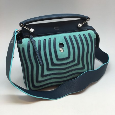 Эксклюзивная брендовая модель Женская сумка FENDI ROMA Blue