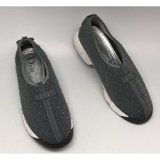 Женские летние кроссовки Christian Dior Low серые