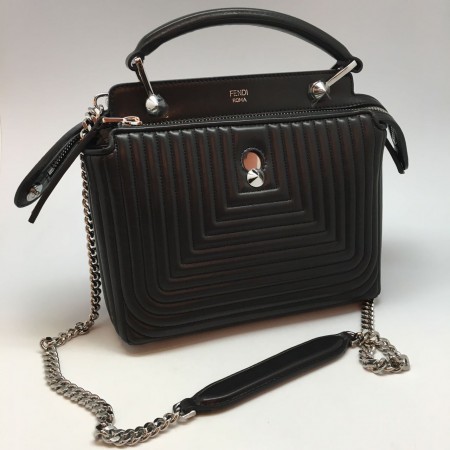 Эксклюзивная брендовая модель Женская сумка FENDI ROMA BLACK