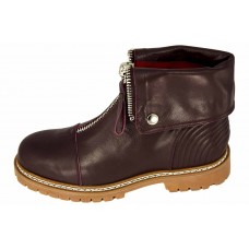 Женские ботинки Alexander McQueen Bordo