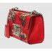 Эксклюзивная брендовая модель Женская кожаная сумка Gucci красная на цепочке