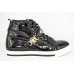 Эксклюзивная брендовая модель Осенние ботинки Versace Black Gold