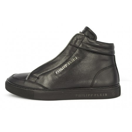 Эксклюзивная брендовая модель Зимние ботинки Philipp Plein Shadow Edition High Black Winter 