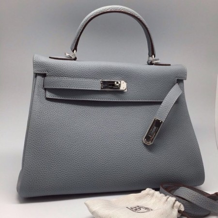 Эксклюзивная брендовая модель Женская сумка Hermes Grey