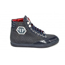 Мужские высокие осенние ботинки Philipp Plein Anniston