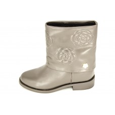 Женские осенние брендовые сапоги Chanel Cruise Grey