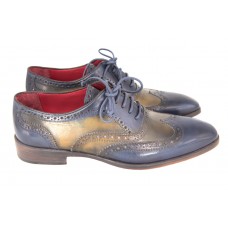 Мужские Туфли Santoni Broun/Blue