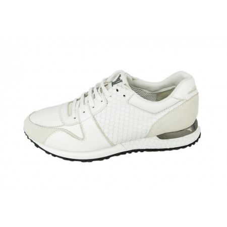Эксклюзивная брендовая модель Мужские брендовые белые кроссовки Louis Vuitton Run Away Sneakers White
